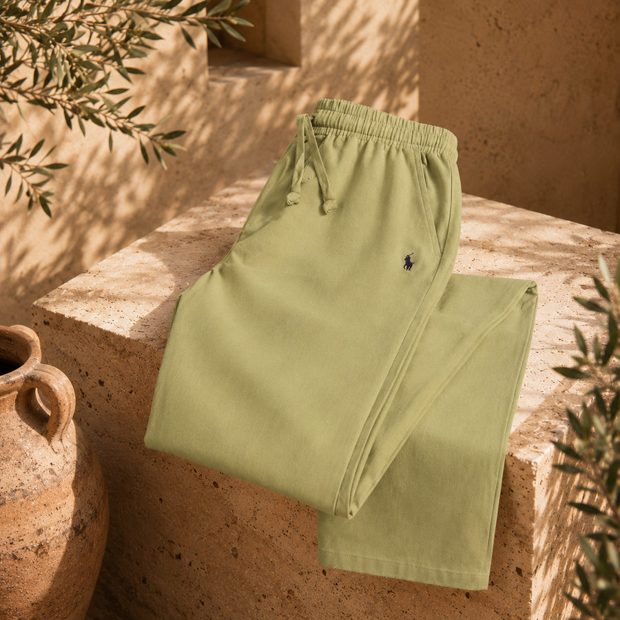 Pantalon en lin Ralph Lauren – Coupe Relax Premium