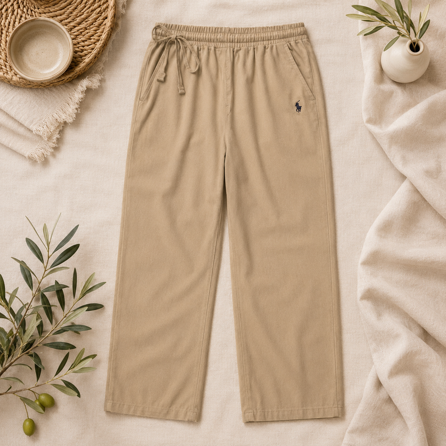 Pantalon en lin Ralph Lauren – Coupe Relax Premium