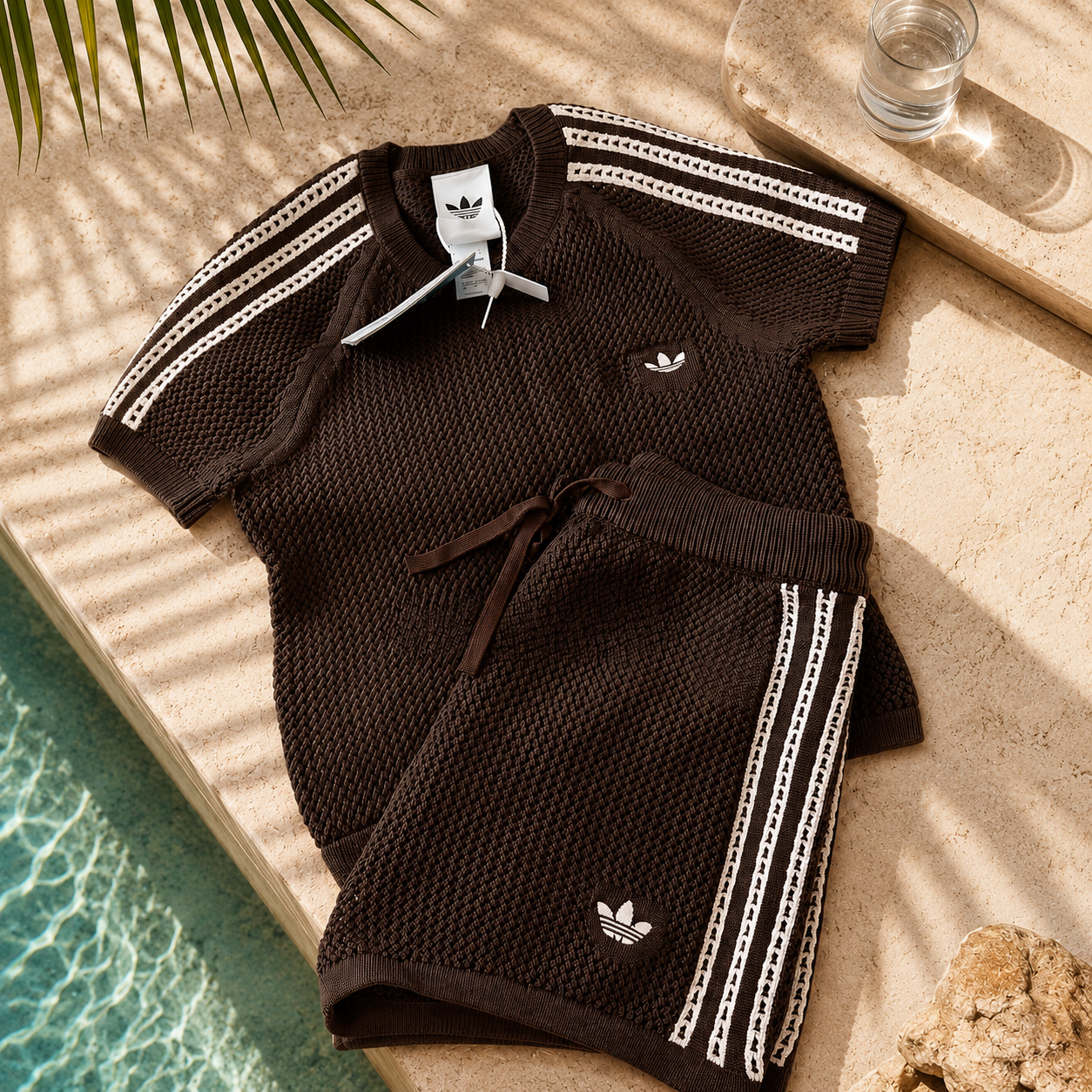 Ensemble Crochet Marron Adidas  – Sport Chic Été