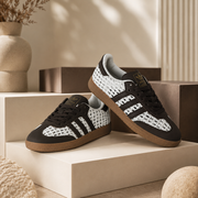 Adidas Samba Crochet Beige & Marron | Sneakers Femme & Homme