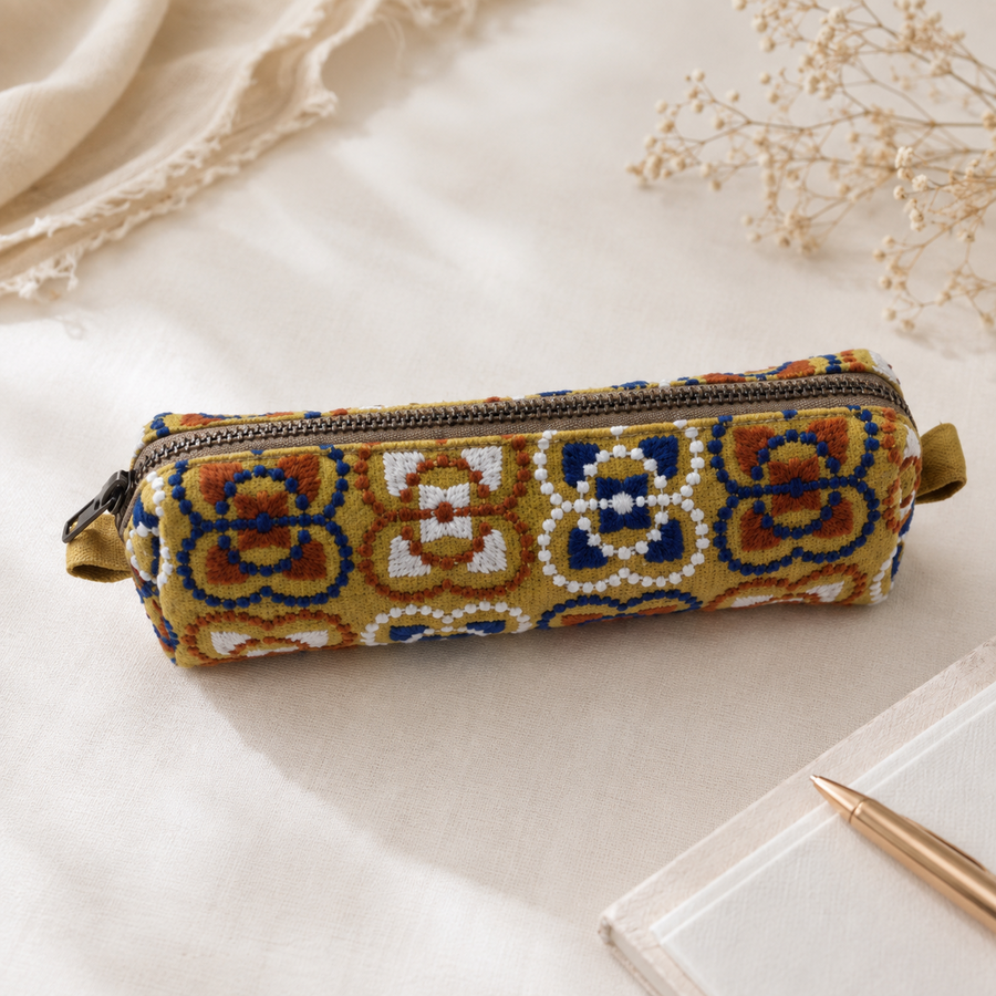 Trousse Alba – Ocre Multicolore